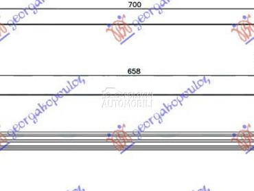 HLADNJAK INTERKULERA 1.6 16V T za Ford Tourneo Connect od 2013. do 2019. god.