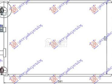 HLADNJAK KLIME 1.0/1.6 BENZIN za Ford Focus od 2011. do 2014. god.