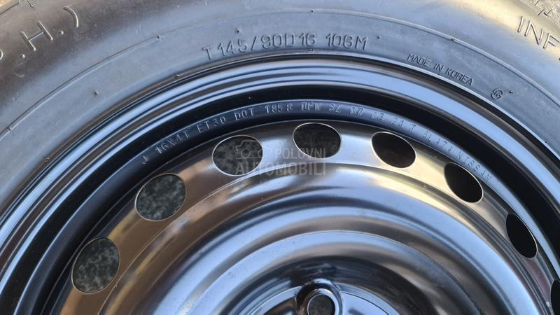 Čelične felne Nissan 16" 5 x 114.3