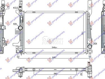 HLADNJAK MOTORA 1.5 TDCi DIZEL za Ford Focus od 2011. do 2014. god.