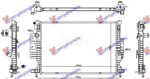 HLADNJAK MOTORA 2.0 ECOBOOST B