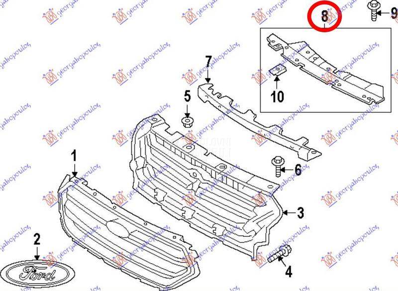 VEZNI LIM GORNJI PLASTICNI