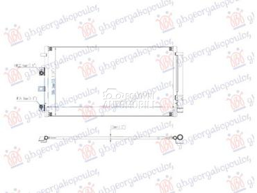 HLADNJAK KLIME 2.5 BENZIN-HIBR za Ford Kuga od 2020. do 2024. god.