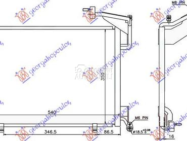 HLADNJAK KLIME 1.0 12v TURBO E za Ford Fiesta od 2013. do 2017. god.