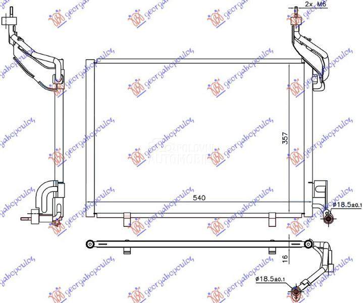 HLADNJAK KLIME 1.6 TDCi DIZEL