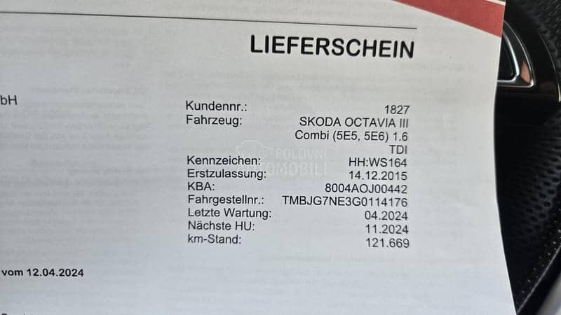 Škoda Octavia 1.6 Tdi