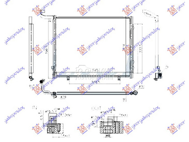 HLADNJAK KLIME 1.0 EcoBoost BE za Ford EcoSport od 2017. do 2025. god.