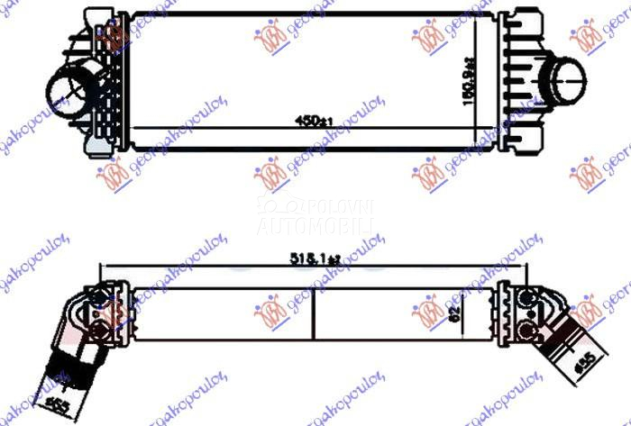 HLADNJAK INTERKULERA 2.0 TDCi