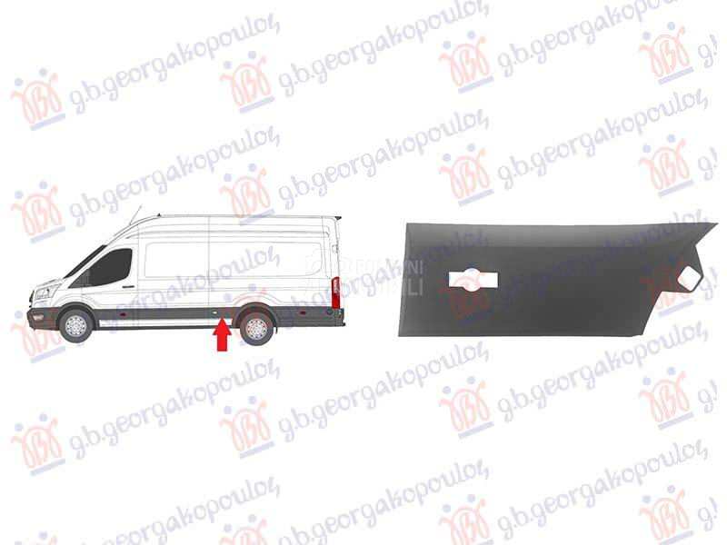 LAJSNA ZADNJEG BLATOBRANA SIVA