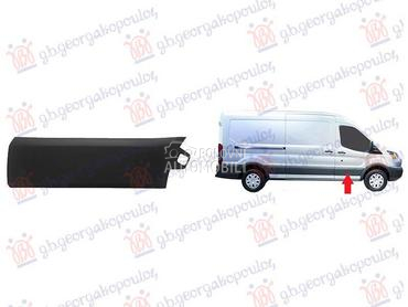 LAJSNA VRATA PLASTICNA CRNA za Ford Transit Connect od 2019. do 2025. god.