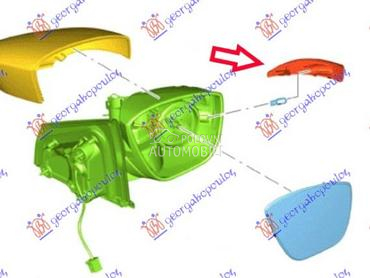 MIGAVAC U RETROVIZORU za Ford Ka+ od 2018. do 2025. god.
