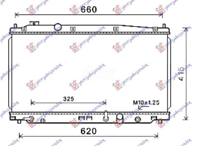 HLADNJAK MOTORA 1.3 i HIBRID (