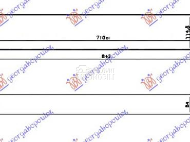 HLADNJAK INTERKULERA 1.0-1.5 V za Honda Civic od 2016. do 2022. god.