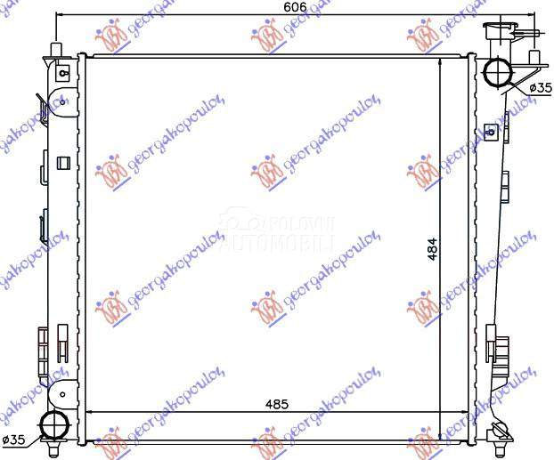 HLADNJAK MOTORA 1.7/2.0 CRDi D