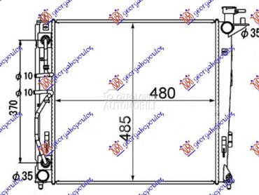 HLADNJAK MOTORA 2.0 CRDi DIZEL za Kia Sportage od 2010. do 2014. god.