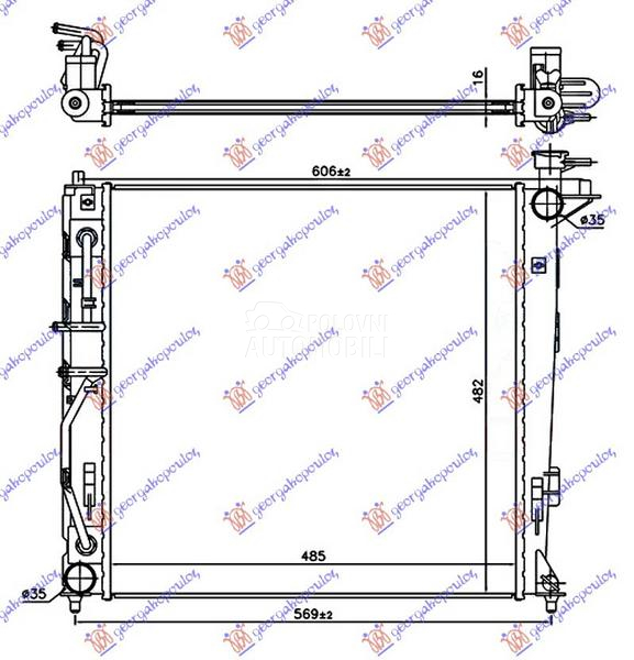 HLADNJAK MOTORA 2.0 CRDi DIZEL