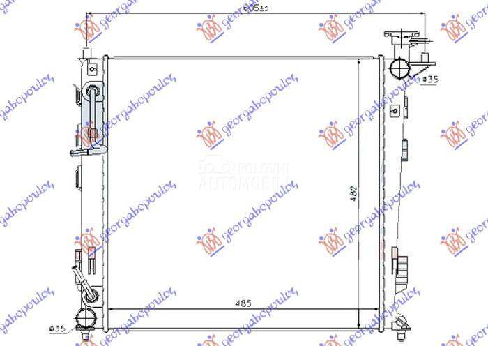 HLADNJAK MOTORA 2.0 CRDi DIZEL