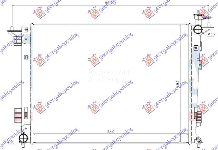 HLADNJAK MOTORA 2.0/2.4 BENZIN