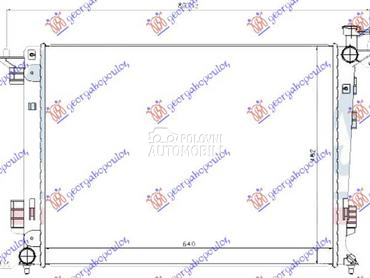 HLADNJAK MOTORA 2.0/2.4 BENZIN za Kia Sportage od 2014. do 2015. god.
