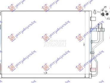 HLADNJAK KLIME ZA SVE MODELE D za Hyundai ix35 od 2010. do 2015. god.