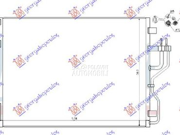 HLADNJAK KLIME ZA SVE MODELE D za Hyundai ix35 od 2010. do 2015. god.