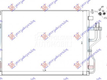 HLADNJAK KLIME ZA SVE MODELE D za Kia Sportage od 2014. do 2015. god.