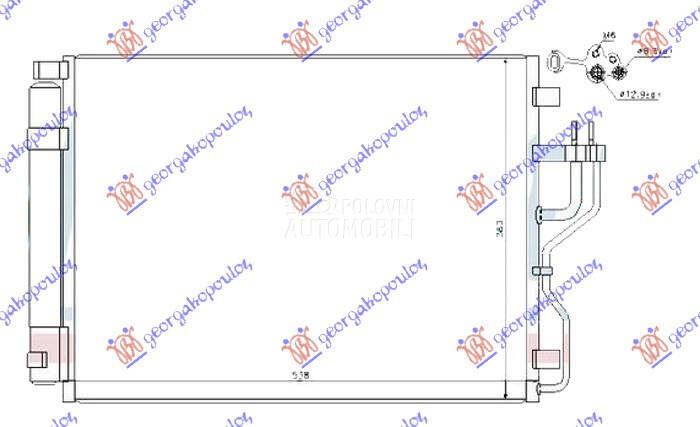 HLADNJAK KLIME ZA SVE MODELE D