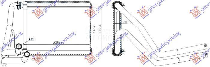 GREJAC KABINE (145x225x20)