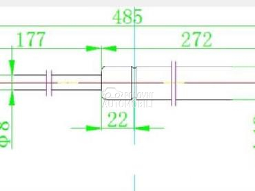 AMORTIZER GEPEK VRATA (485L-56 za Hyundai ix35 od 2010. do 2015. god.