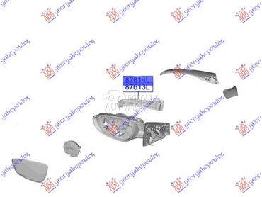 MIGAVAC U RETROVIZORU (O) za Hyundai Bayon od 2021. do 2025. god.