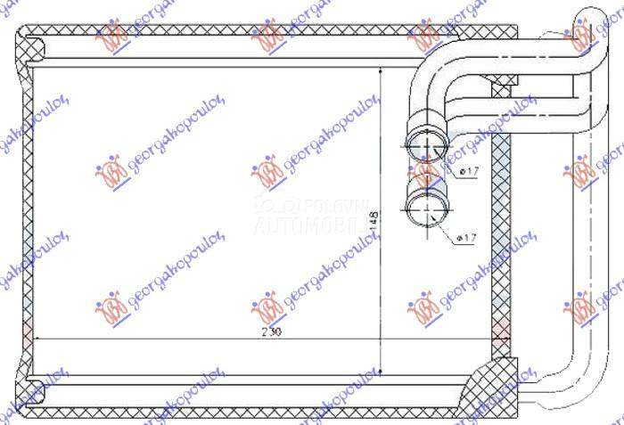 GREJAC KABINE (150x220x26)
