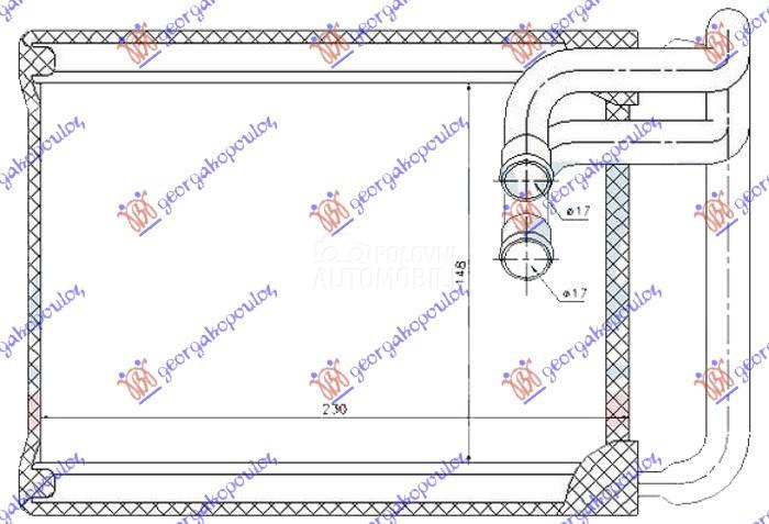GREJAC KABINE (150x220x26)