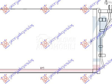 HLADNJAK KLIME 2.0i/2.4 GDI BE za Hyundai Sonata od 2017. do 2019. god.