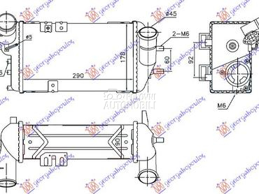 HLADNJAK INTERKULERA 1.6 T-GDI za Hyundai i30 od 2013. do 2017. god.