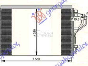 HLADNJAK KLIME 1.4/1.6i BENZIN za Hyundai i30 od 2012. do 2014. god.