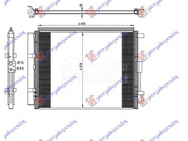 HLADNJAK KLIME 1.6 T-GDI BENZI za Hyundai i30 od 2012. do 2014. god.