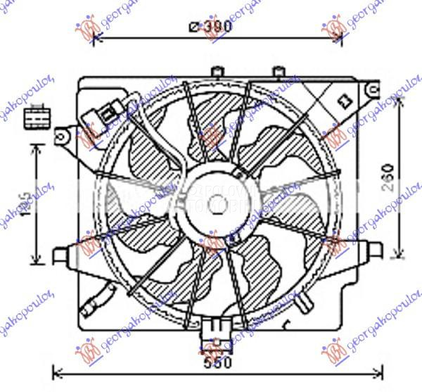 VENTILATOR KOMPLET (DIZEL) (HA