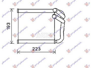 GREJAC KABINE (211x159x27) za Hyundai Elantra od 2011. do 2013. god.