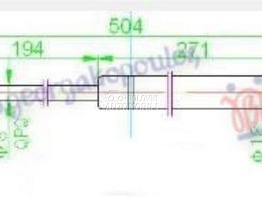 AMORTIZER GEPEK VRATA (504L-35 za Hyundai i30 od 2012. do 2014. god.