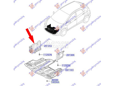 ZASTITA MOTORA za Hyundai i30 od 2014. do 2017. god.