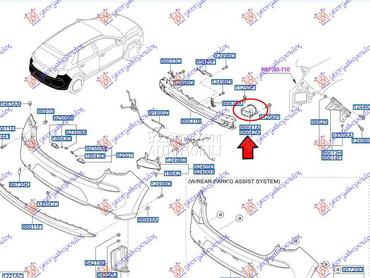 NOSAC SINE ZADNJEG BRANIKA (H/ za Hyundai i30 od 2020. do 2025. god.