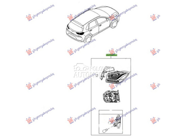STOP LAMPA SPOLJASNJA (H/B) (O za Hyundai i30 od 2017. do 2020. god.