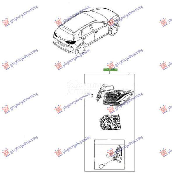 STOP LAMPA SPOLJASNJA (H/B) (O