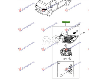 STOP LAMPA SPOLJASNJA (H/B) (O za Hyundai i30 od 2020. do 2025. god.
