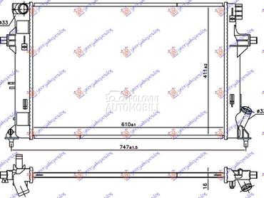 HLADNJAK MOTORA 1.4/1.6 Mpi BE za Hyundai i30 od 2017. do 2020. god.