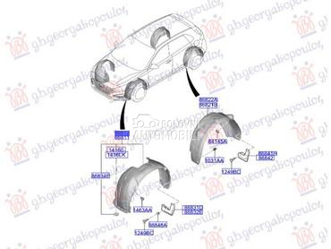 POTKRILO PLASTICNO (O) za Hyundai i30 od 2020. do 2025. god.
