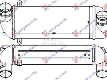 HLADNJAK INTERKULERA 2.0-2.2 C za Hyundai Santa Fe od 2009. do 2012. god.
