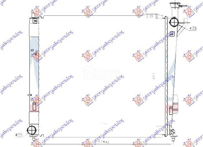 HLADNJAK MOTORA 2.0/2.2 CRDi D