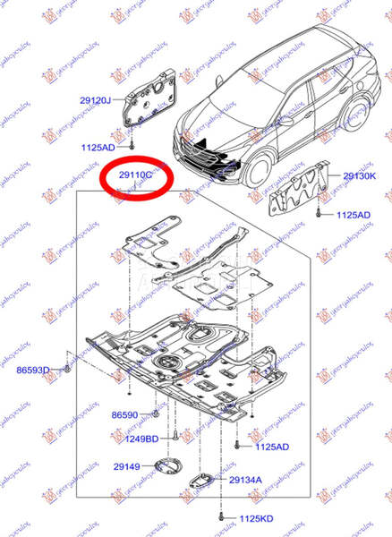 ZASTITA MOTORA PLASTICNA