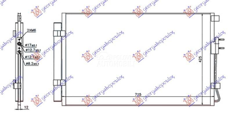 HLADNJAK KLIME 2.4 16V GDI 3.3